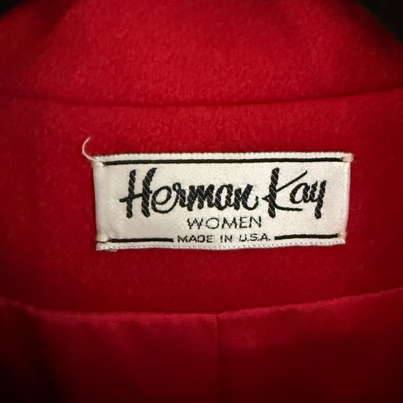 Herman Kay Wool Coat - Picture 8 of 10